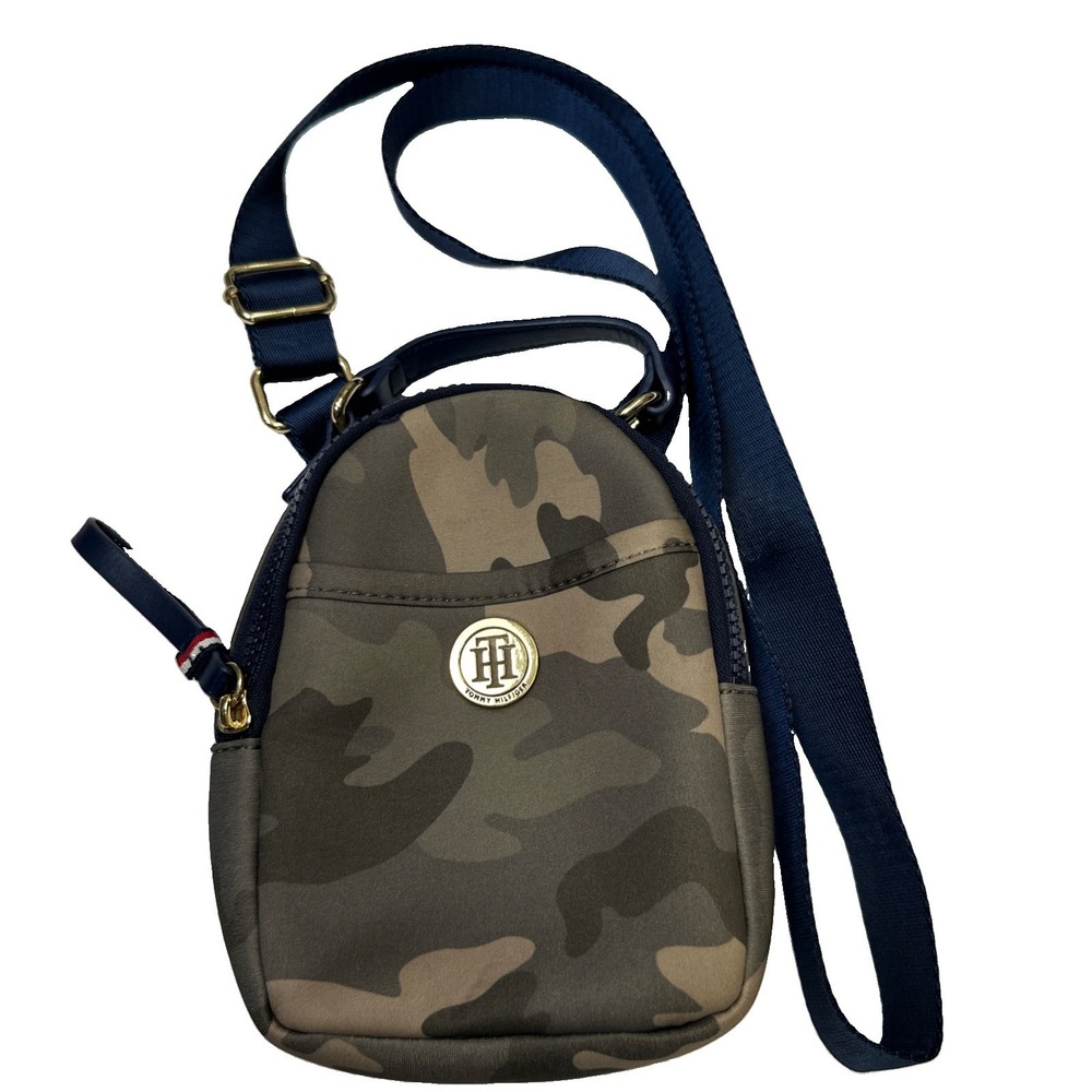 Tommy Hilfiger Women's Crossbody Camo Bag Adjustable Strap